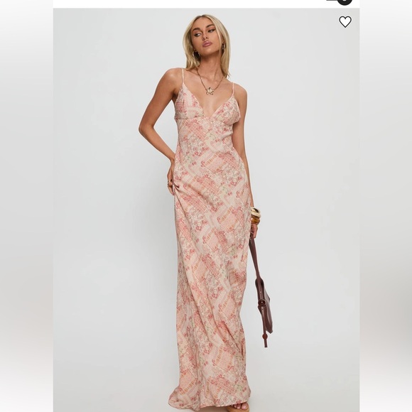 Princess Polly Magnolias Splice Maxi Dress Vintage - Picture 3 of 6